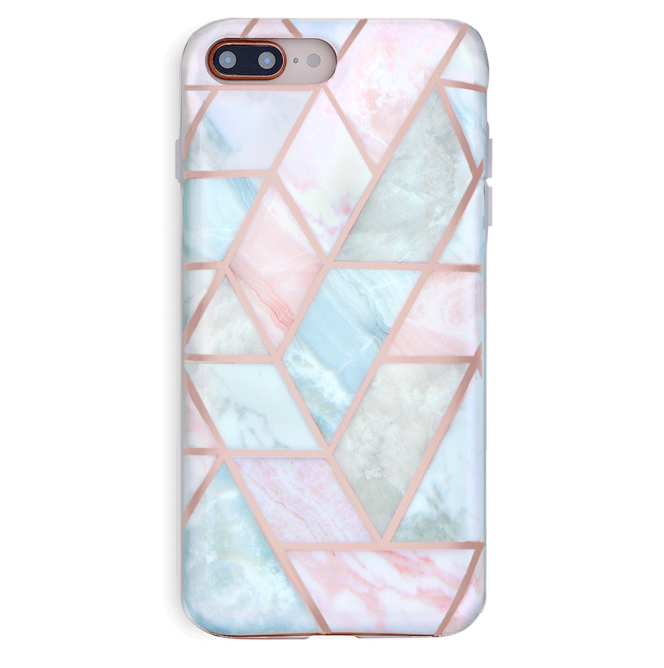 Geometric Marble iPhone Case
