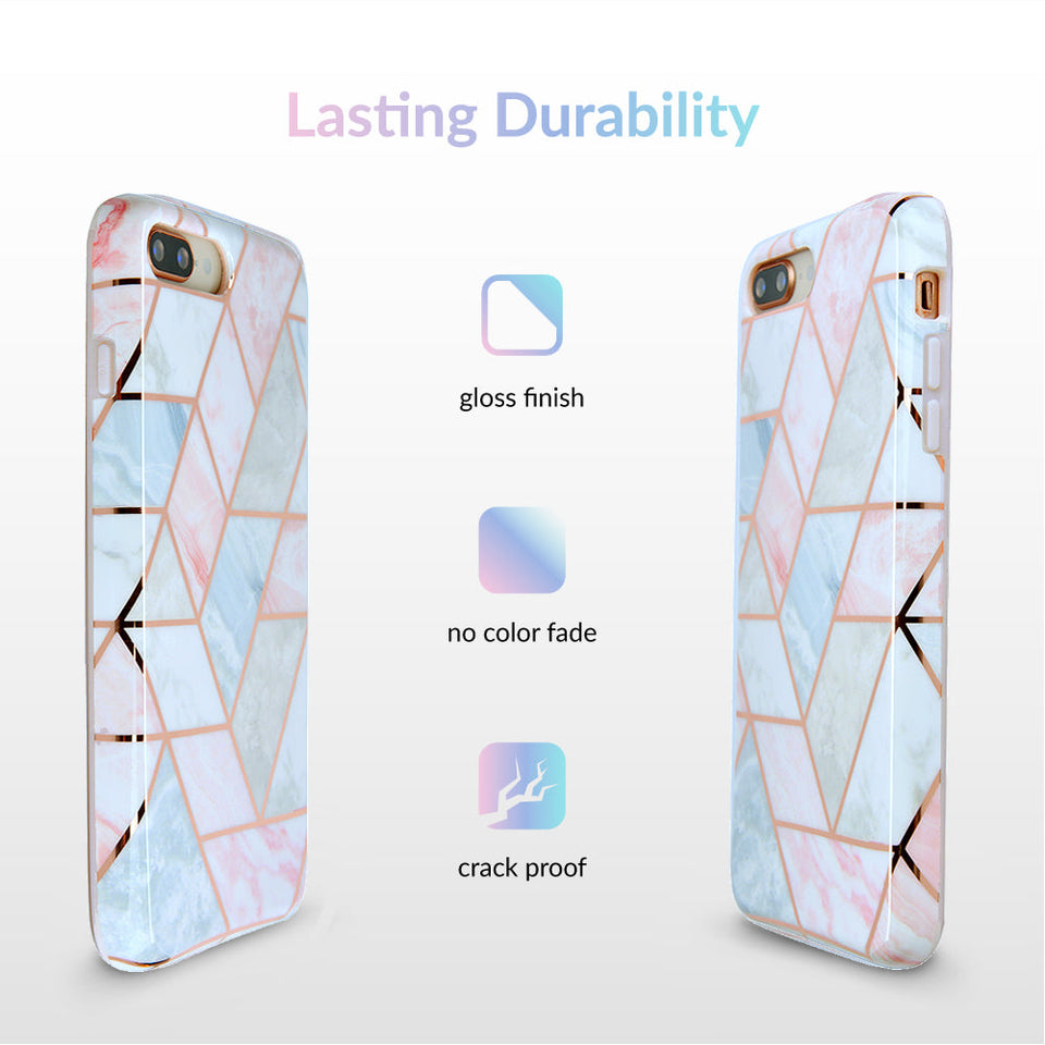 Geometric Marble iPhone Case
