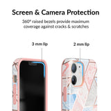 Geometric Marble iPhone Case