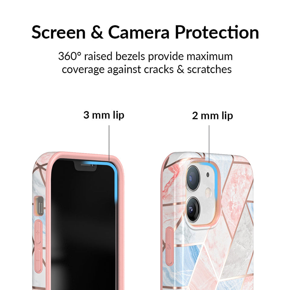 Geometric Marble iPhone Case