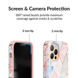 Geometric Marble iPhone Case