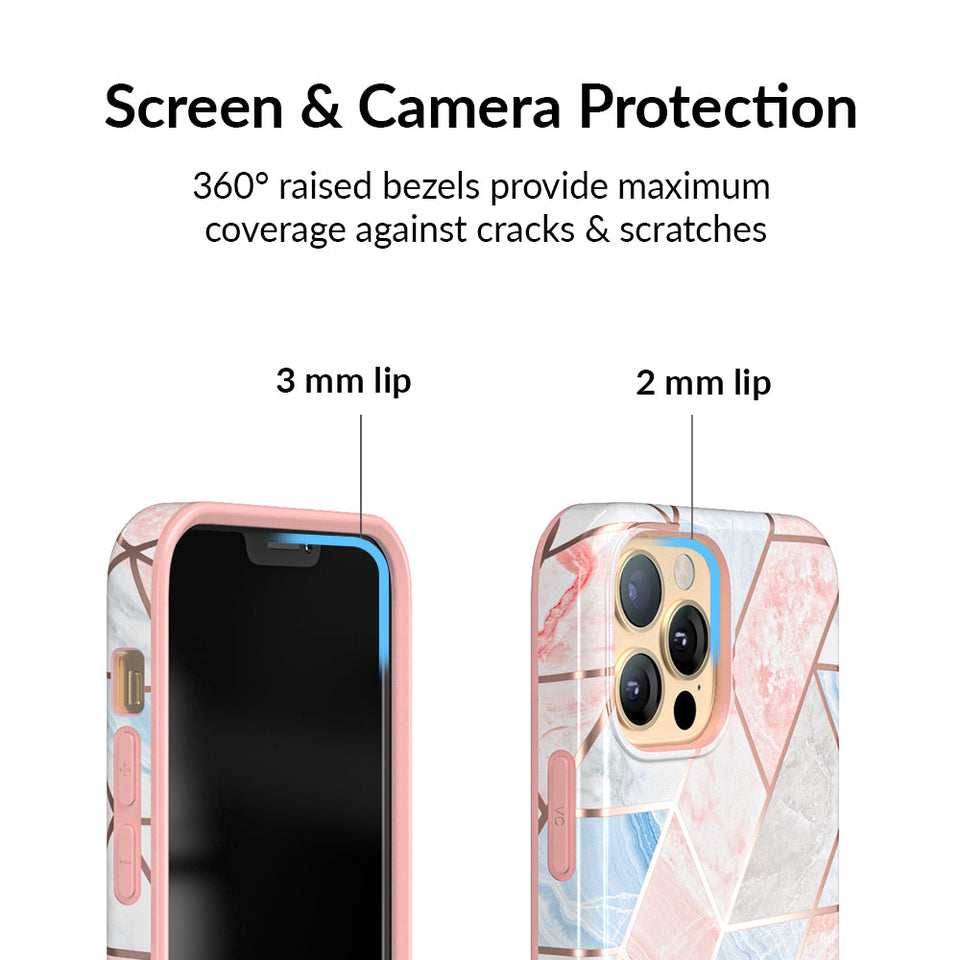 Geometric Marble iPhone Case