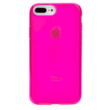 Neon Pink Clear iPhone Case