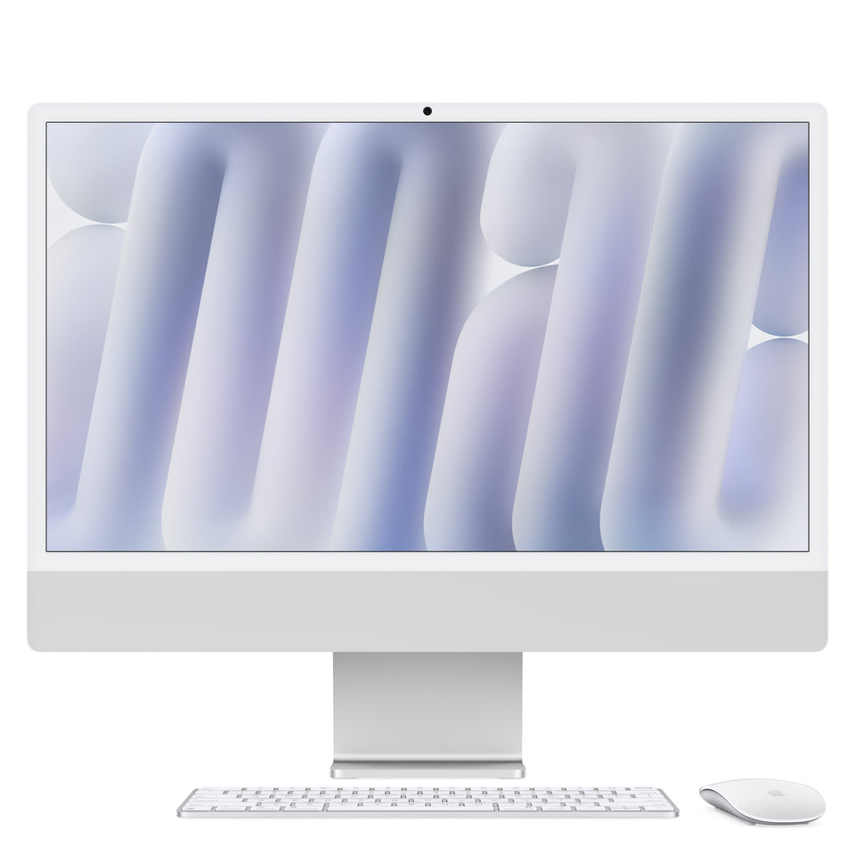 24-inch iMac with Apple M4 / 10-core CPU / 16GB Memory / 256GB Storage / Silver - Nano-texture Glass