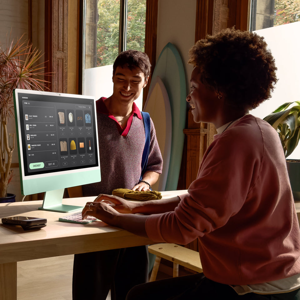 24-inch iMac with Apple M4 / 10-core CPU / 16GB Memory / 256GB Storage / Silver - Nano-texture Glass