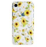 Sunflower Daisy Clear iPhone Case