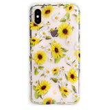 Sunflower Daisy Clear iPhone Case
