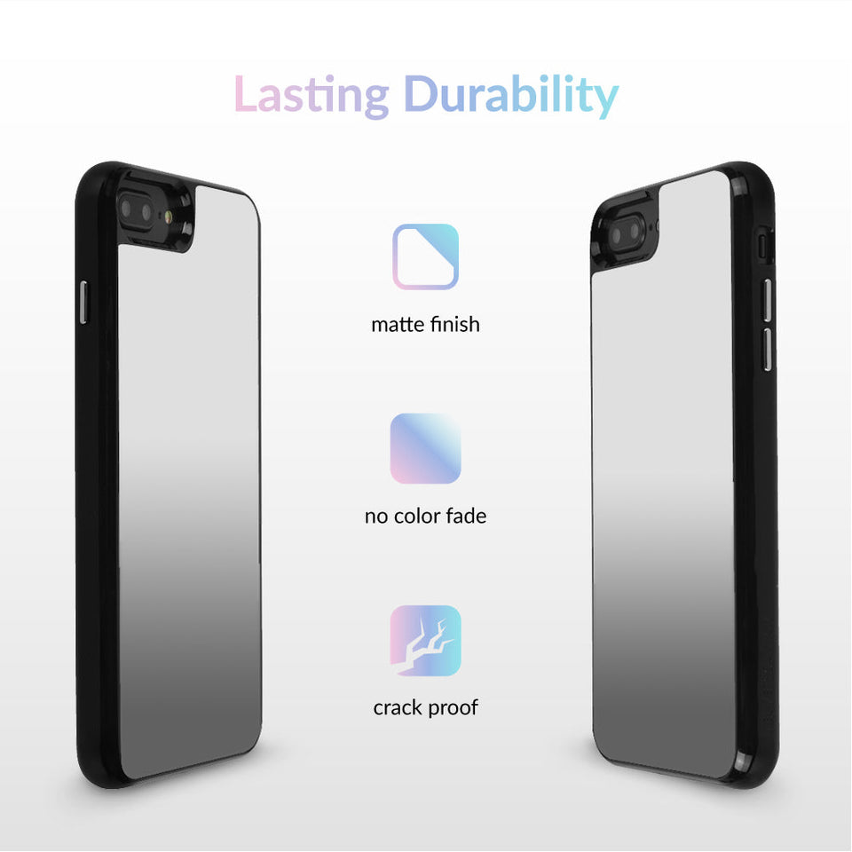 Silver Reflective Mirror iPhone Case