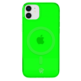 Neon Green Clear iPhone Case