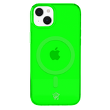 Neon Green Clear iPhone Case