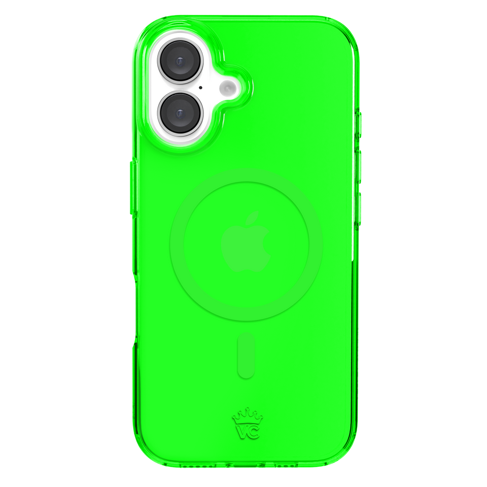 Neon Green Clear iPhone Case