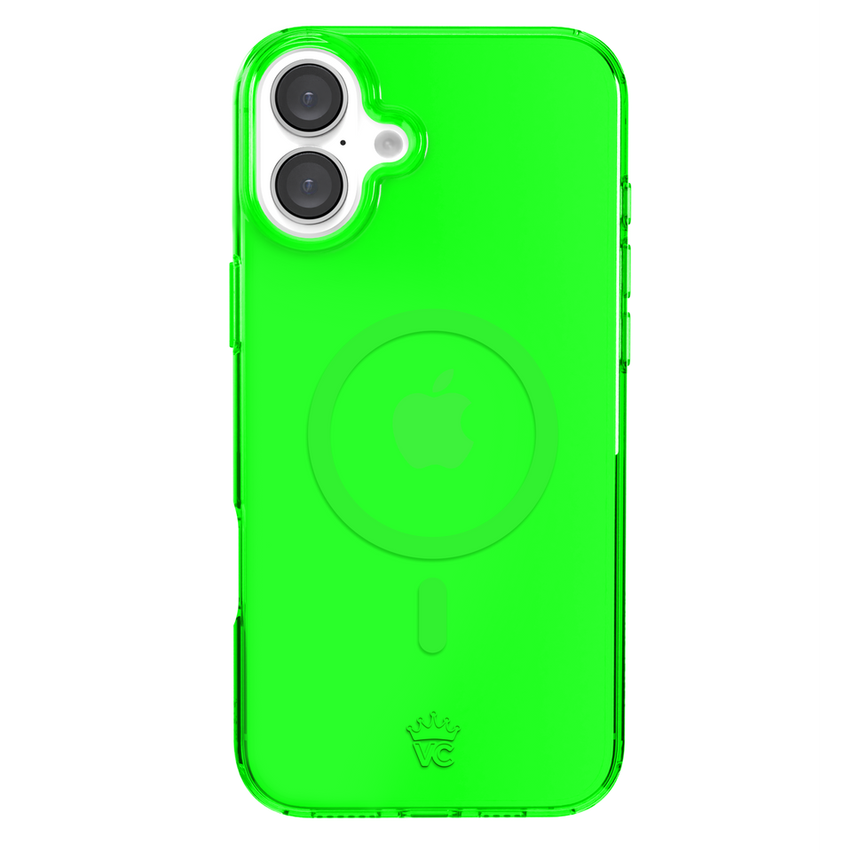 Neon Green Clear iPhone Case