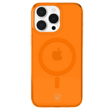 Neon Orange Clear iPhone Case