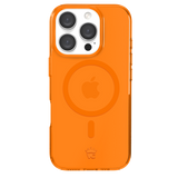 Neon Orange Clear iPhone Case