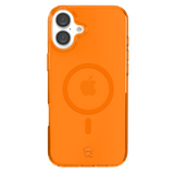 Neon Orange Clear iPhone Case