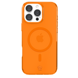 Neon Orange Clear iPhone Case