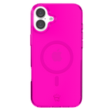 Neon Pink Clear iPhone Case