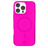 Neon Pink Clear iPhone Case