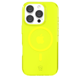 Neon Yellow Clear iPhone Case