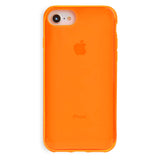 Neon Orange Clear iPhone Case