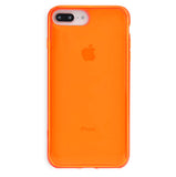 Neon Orange Clear iPhone Case