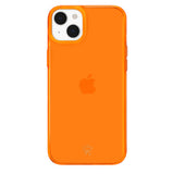 Neon Orange Clear iPhone Case
