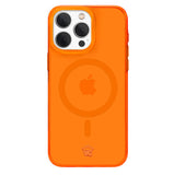 Neon Orange Clear iPhone Case