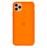 Neon Orange Clear iPhone Case