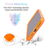 Neon Orange Clear iPhone Case