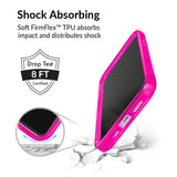 Neon Pink Clear iPhone Case