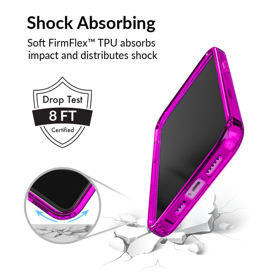 Neon Purple iPhone Case