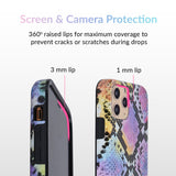Neon Snakeskin iPhone Case
