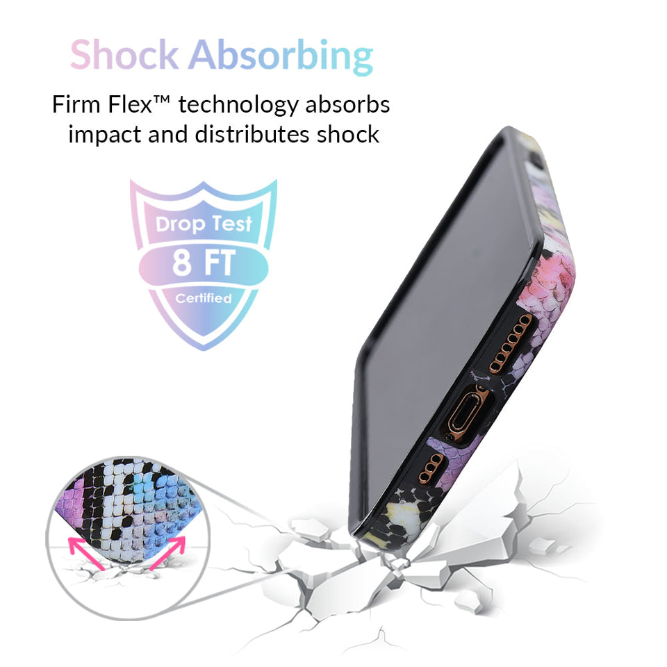 Neon Snakeskin iPhone Case