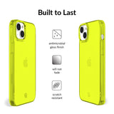 Neon Yellow Clear iPhone Case