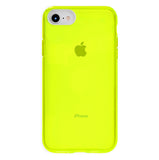 Neon Yellow Clear iPhone Case