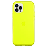Neon Yellow Clear iPhone Case