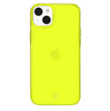Neon Yellow Clear iPhone Case