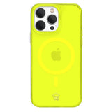 Neon Yellow Clear iPhone Case