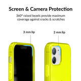 Neon Yellow Clear iPhone Case