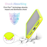 Neon Yellow Clear iPhone Case