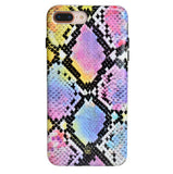 Neon Snakeskin iPhone Case