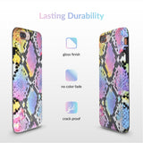 Neon Snakeskin iPhone Case