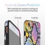 Neon Snakeskin iPhone Case