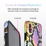 Neon Snakeskin iPhone Case