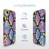 Neon Snakeskin iPhone Case