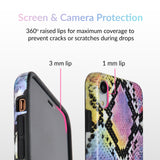 Neon Snakeskin iPhone Case