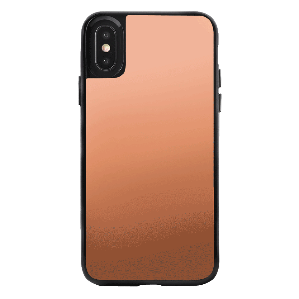 Rose Gold Reflective Mirror iPhone Case