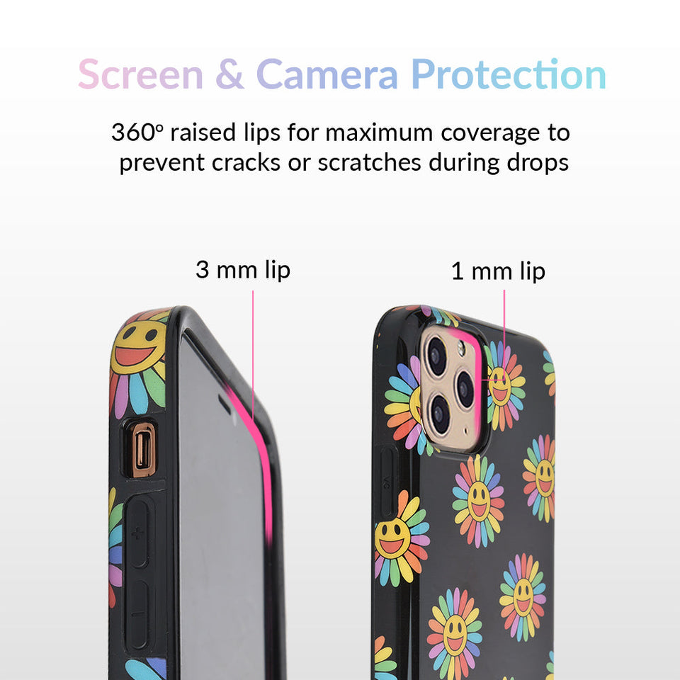 Rainbow Smiley iPhone Case