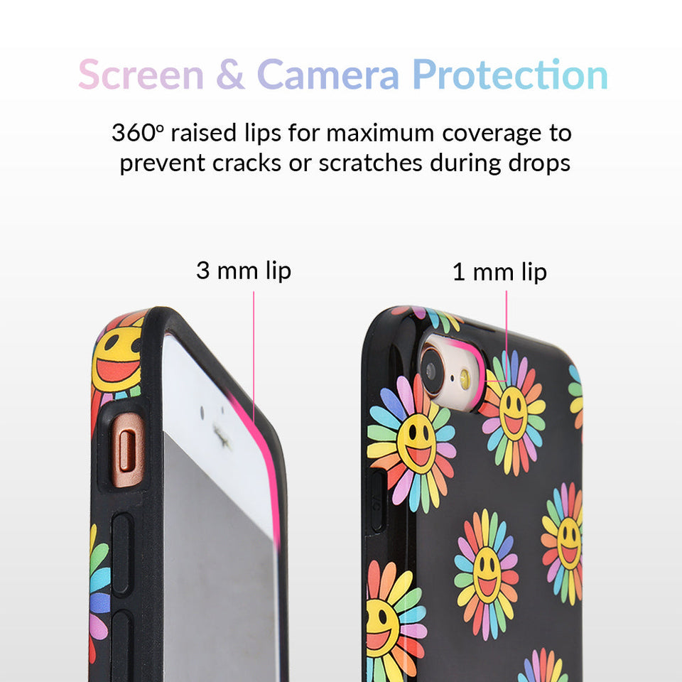 Rainbow Smiley iPhone Case