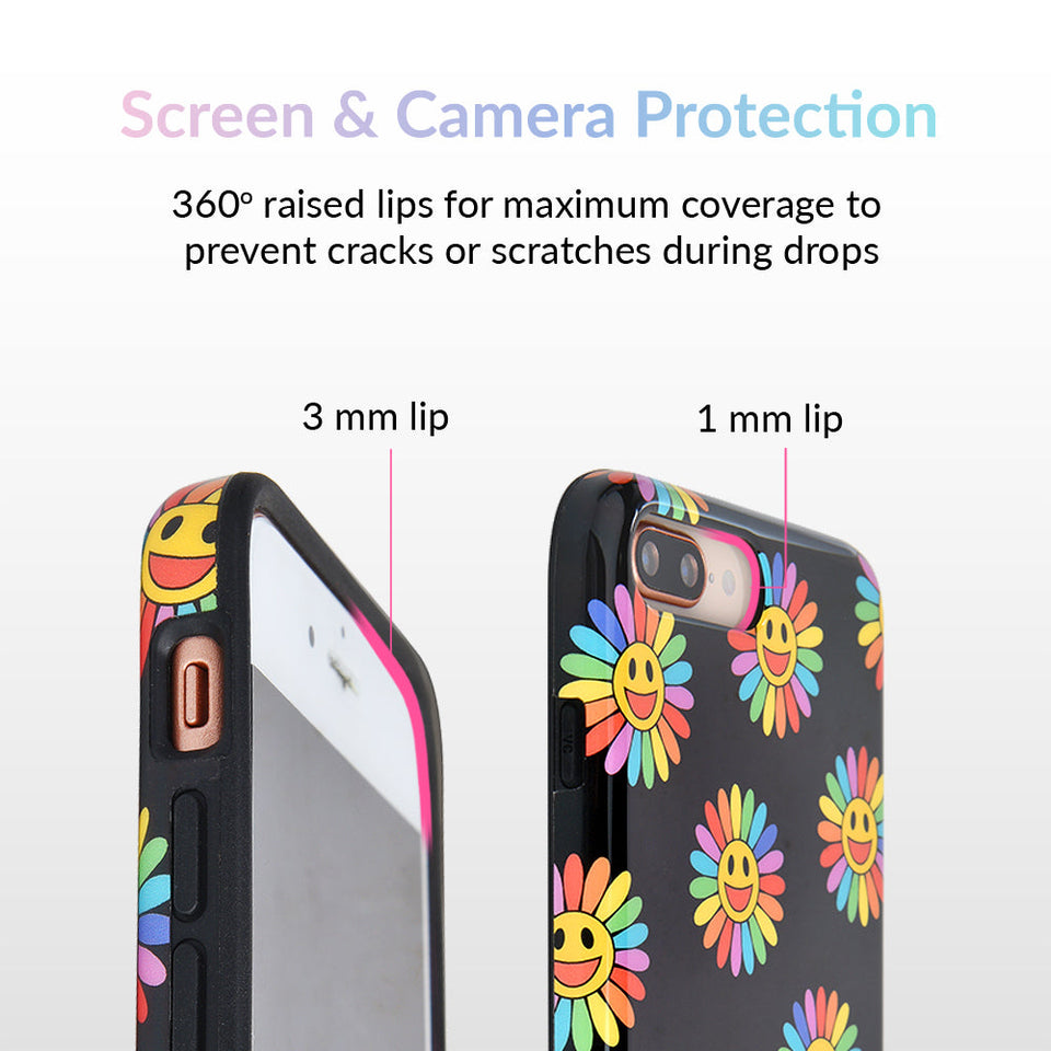 Rainbow Smiley iPhone Case